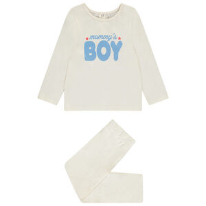 Σετ πιτζάμας μακρύ από jersey με σχέδιο για μωρό αγόρι 