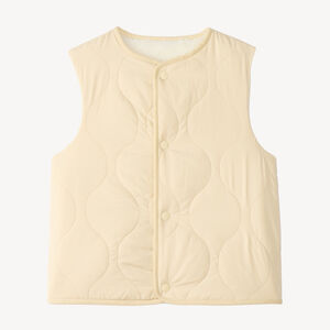 Reversible sleeveless jacket for girls 