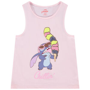 Débardeur Stitch Disney avec sequins pour fille Main Débardeur Stitch Disney avec sequins pour fille