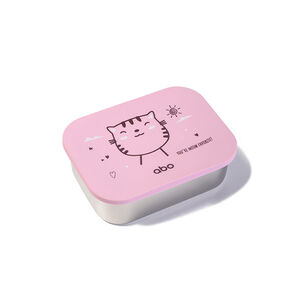 Ανοξειδωτο Φαγητοδοχειο Με Χωρισμα 1200Ml You'Re Meow Favorite 