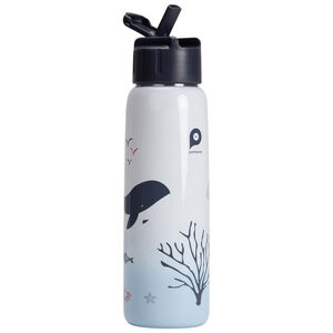 Παγούρι μεταλλικό Pretty sea με καλαμάκι 380 ml  Main Παγούρι μεταλλικό Pretty sea με καλαμάκι 380 ml