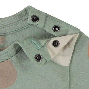 Μπλουζάκι μακρυμάνικο με arty σχέδιο για bebe αγόρι 