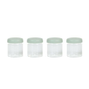 Σετ 4 γυάλινων δοχείων αποθήκευσης - 220 ml 