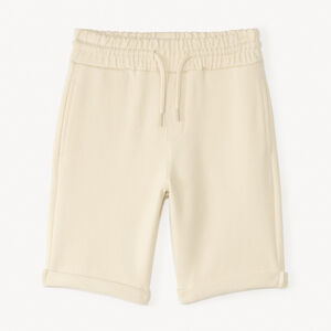 Βερμούδα από πλεκτό μονόχρωμο για αγόρι 