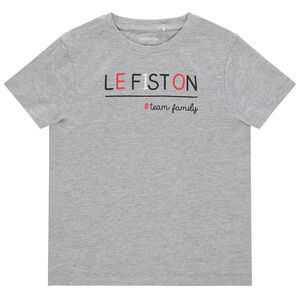 T-shirt κοντομάνικο με μήνυμα σχέδιο για αγόρι Main T-shirt κοντομάνικο με μήνυμα σχέδιο για αγόρι
