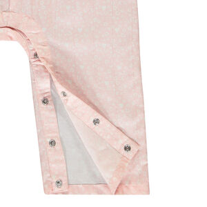 Combi μακρύ smockey με σχέδιο μουτζούρες για bebe κορίτσι 