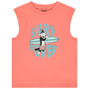 Αμάνικο μπλουζάκι print Συλβέστρος Looney Tunes Warner για αγόρι 