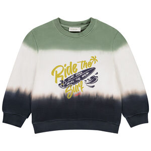 Φούτερ από molleton με σχέδιο Tie and Dye για αγόρι 