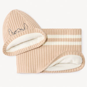 Σετ σκούφος και snood πλεκτό Stitch Disney για κορίτσι 