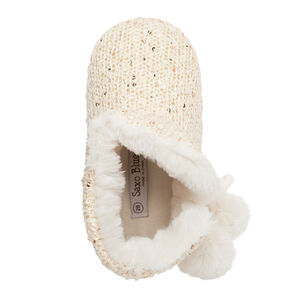 Μπότες πλεκτές με παγιέτες για κορίτσι 