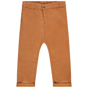 Παντελόνι σε twill μονόχρωμο για bebe αγόρι Main Παντελόνι σε twill μονόχρωμο για bebe αγόρι