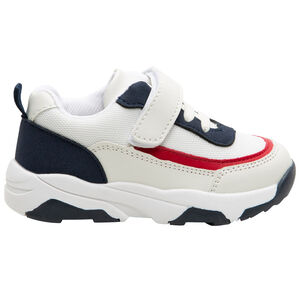 Χαμηλά αθλητικά παπούτσια σε χρώμα που κάνει αντίθεση με ενιαία σόλα 