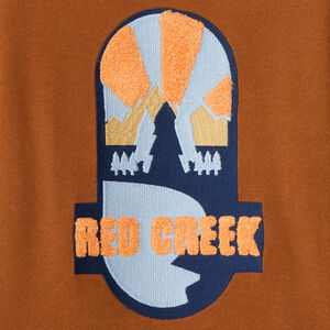 Φούτερ molleton με διακοσμητικό κέντημα για αγόρι 