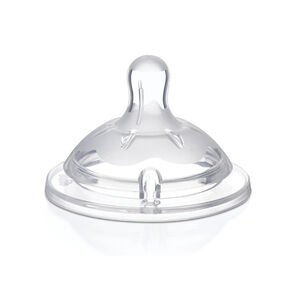 Θηλή Σιλικόνη Natural Feeling Ρυθμιζόμενη Ροή 4m+ (2τμχ) 