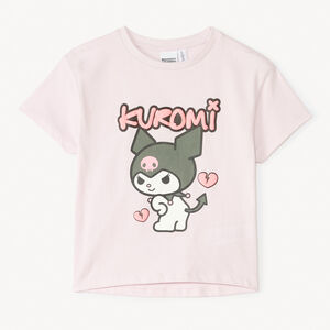 T-shirt με κοντά μανίκια Kuromi Hello Kitty για κορίτσι 