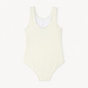 Μαύλο μπικίνι ενός κομματιού με υφή και φανταστικό σχέδιο για κορίτσι 