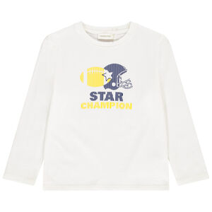 T-shirt manches longues en jersey visuel light rubber pour garçon Main T-shirt manches longues en jersey visuel light rubber pour garçon