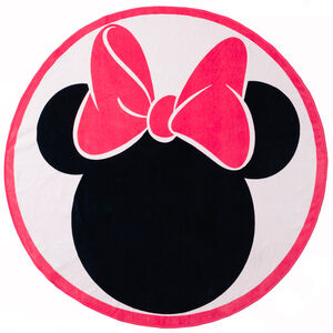 Πετσέτα στρογγυλή θαλάσσης με σχέδιο Minnie Disney Main Πετσέτα στρογγυλή θαλάσσης με σχέδιο Minnie Disney