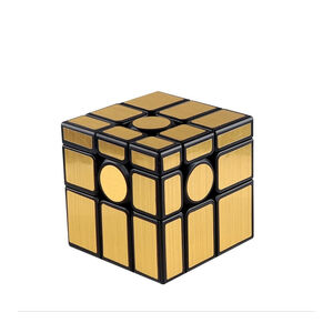 Κύβος 5,7εκ με εφέ καθρέφτη χρυσός 