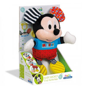 Disney Baby Mickey Χνουδωτο - Κουδουνιστρα CLEMENTONI 