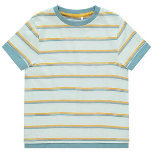 T-shirt κοντομάνικο με οργανικό βαμβάκι ριγέ Main T-shirt κοντομάνικο με οργανικό βαμβάκι ριγέ