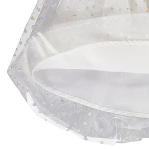 Γιορτινή φούστα με τούλι και πουά σχέδιο για κορίτσι 