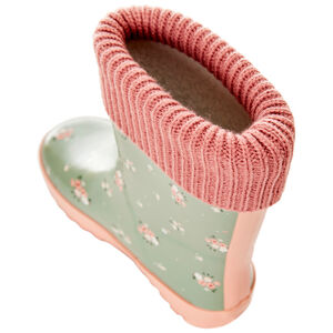 Μπότες βροχής από καουτσούκ με σχέδιο λουλούδια για κορίτσι 