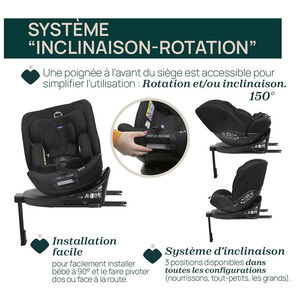 Κάθισμα Αυτοκινήτου EverOne i-Size 40-150cm Black - Chicco  