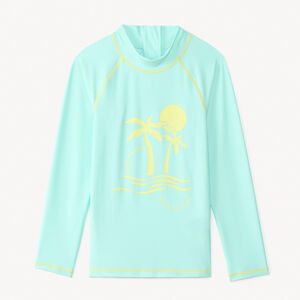T-shirt μακρύ μανίκι με προστασία από UV SPF 50+ με φοίνικες για αγόρι 