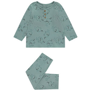 Πιτζάμα 2 τμχ. κηρήθρα με σχέδιο ελέφαντες για bebe αγόρι με διαφορετικές λεπτομέρειες ανάλογα με την ηλικία  Main Πιτζάμα 2 τμχ. κηρήθρα με σχέδιο ελέφαντες για bebe αγόρι με διαφορετικές λεπτομέρειες ανάλογα με την ηλικία