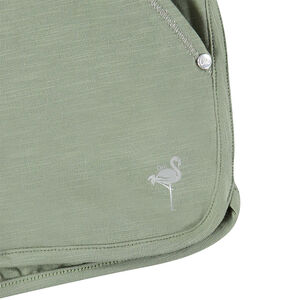 Σορτς μονόχρωμο από jersey με σχέδιο σε ασημένιο foil 