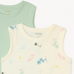 Σετ 2 φανελάκια με σχέδιο για αγόρια 