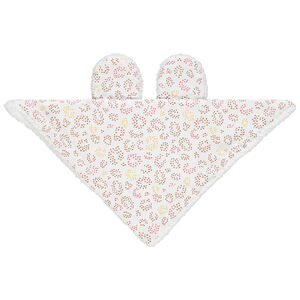 Ντουντού πλακέ με γραφικό print και ανάγλυφες λεπτομέρειες 