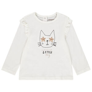 T-shirt μακρυμάνικο σχέδιο κύκνος για bebe κορίτσι Main T-shirt μακρυμάνικο σχέδιο κύκνος για bebe κορίτσι