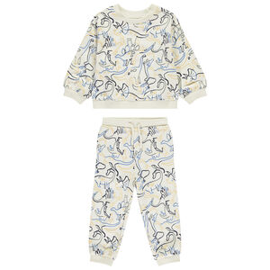 Ensemble jogging total look imprimé dinos pour bébé garçon 