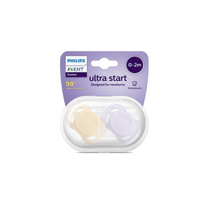 Πιπίλα Ultra Soft 0-2 μηνών μωβ/πορτοκαλί  Main Πιπίλα Ultra Soft 0-2 μηνών μωβ/πορτοκαλί