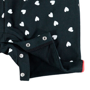 Σαλοπέτα κοντή με καρδιές σε όλη την επιφάνεια 