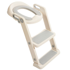 Μειωτής Τουαλέτας Με Εκρού Σκαλοπάτια 