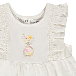 Σετ jersey τουνίκ κεντημένο + κολάν για bebe κορίτσι 