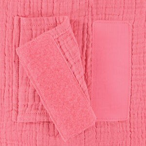 Μαξιλάρι διακοσμητικό στρογγυλό σε ύφασμα tétra, ρυθμιζόμενο σε προστατευτικό κρεβατιού ή πάρκου 