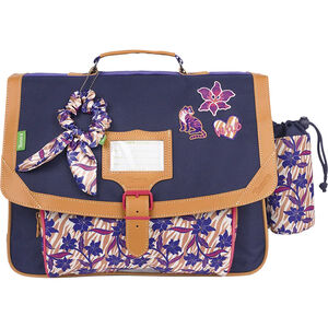 Cartable Maïna avec poche pour gourde - violet 