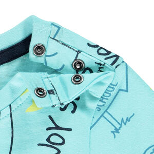 T-shirt κοντομάνικο με σχέδιο φαντεζί 