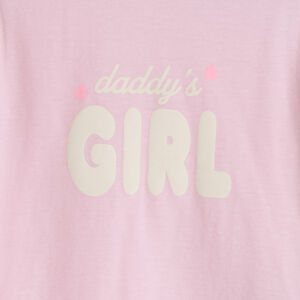 Σετ πιτζάμας μακρύ από jersey με σχέδιο για μωρό κορίτσι 