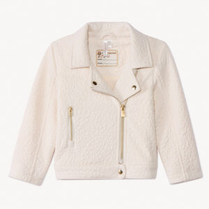 Veste perfecto en jacquard texturé pour bébé fille 