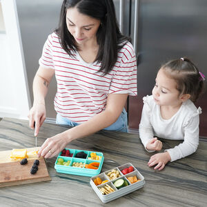  Δοχείο Για Σνακ Με Χωρίσματα Mini Dino - Melii 