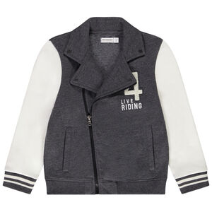 Περφέκτο σε molleton brossé effet color block για αγόρι 