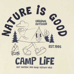 T-shirt à manches longues garçon brodé Camp Life 