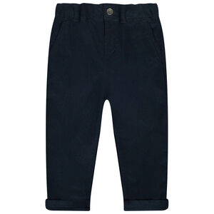 Παντελόνι chino από πικέ μονόχρωμο για μωρό αγόρι 