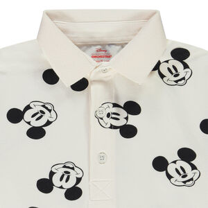 Πόλο μακρυμάνικο σε jersey με σχέδιο Mickey Disney για αγόρι 