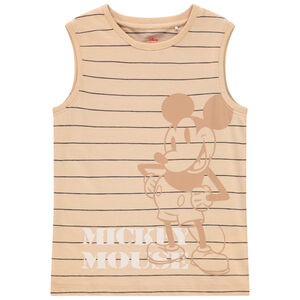 Αμάνικο μπλουζάκι με ριγέ στάμπα Disney Mickey για αγόρια Main Αμάνικο μπλουζάκι με ριγέ στάμπα Disney Mickey για αγόρια